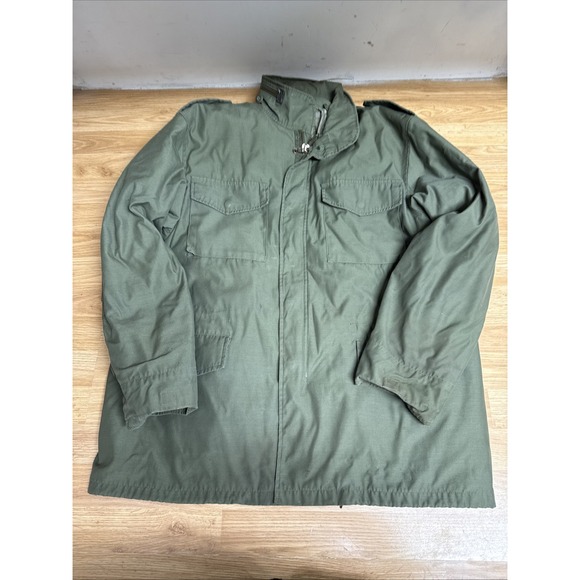 Rothco Ultra Force US Army Field Jacket Green Mens L-reg Coat Detachable‎ Lining - Picture 1 of 8